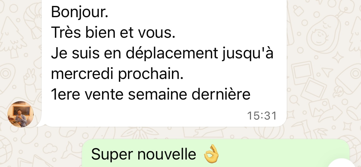 1ère vente