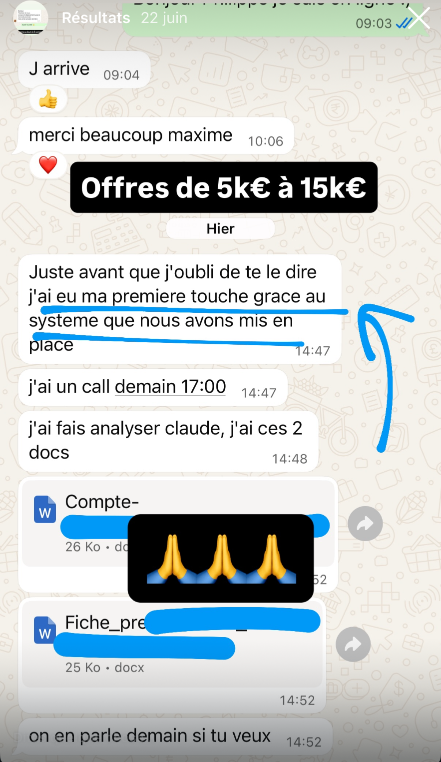 WhatsApp offres